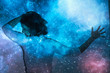 © LUMA - Relaxed woman feeling the universe