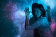 © LUMA - Relaxed woman feeling the universe