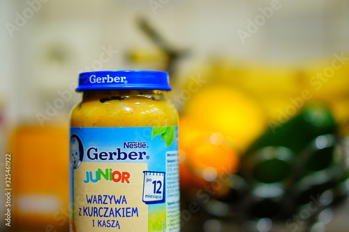 gerber junior baby food