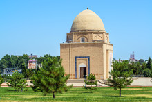 Ancient Mausoleum Rukhabad, Samarkand, Uzbekistan