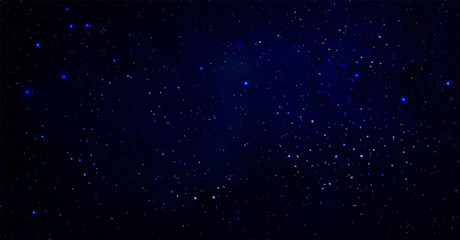 Wall Mural - Vector cosmic illustration. Colorful space background with stars