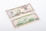 Fototapeta  - American dollars background.