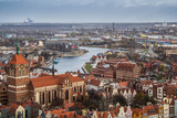 Fototapeta Miasto - Panorama Gdańska