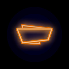 Poster - Tag, banner, for text, post color neon icon. Simple thin line, outline vector of tag icons for ui and ux, website or mobile application