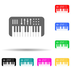 Poster - synthesizer icon. Detailed icon of musical instrument icon. Premium quality graphic design. One of the collection icon for websites, web design, mobile app on white background
