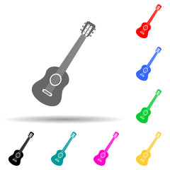 Poster - guitar icon. Detailed icon of musical instrument icon. Premium quality graphic design. One of the collection icon for websites, web design, mobile app on white background