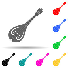 Poster - Sitar icon. Detailed icon of musical instrument icon. Premium quality graphic design. One of the collection icon for websites, web design, mobile app on white background
