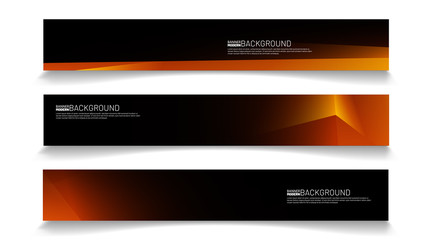 Wall Mural - modern web banner background. abstract vector template design. light effect illustration