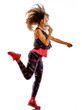 © snaptitude - woman cardio dancer dancing fitness fitness exercises isolated white background