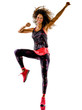 © snaptitude - woman cardio dancer dancing fitness fitness exercises isolated white background