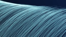 Abstract Animation Of Blue Rays Falls On The Dark Background. Loop Animation. Motion Background.