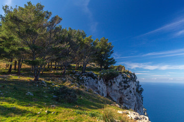 Wall Mural - Coast of Mondello near Palermo on Sicily, Italy in Europe