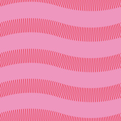 Poster - Vector pink stitches seamless pattern print background