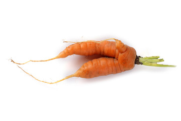 Wall Mural - Funny ugly carrot