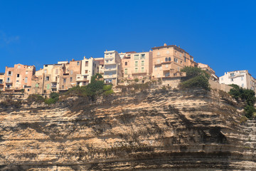 Canvas Print - Bonifacio on Corsica