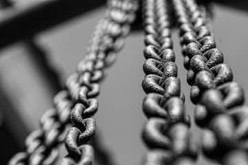 Macro old chain vintage style