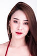 © Sasils Production - Portrait of beautiful thai woman isolated in white background.