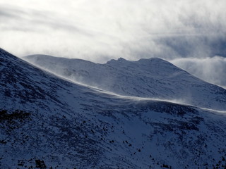  mountains in winter