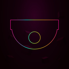 Aufkleber - Surveillance Camera nolan style icon. Simple thin line, outline vector of web icons for ui and ux, website or mobile application