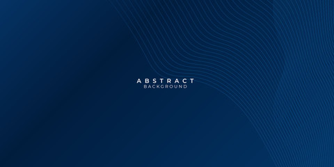 Blue background with abstract wave spiral modern element for banner, presentation design and flyer