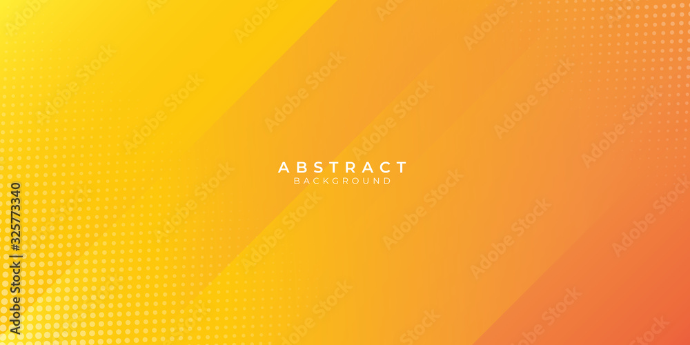 Abstract orange gradient geometric shape background with dynamic box ...
