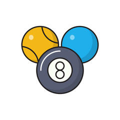 Sticker - billiard