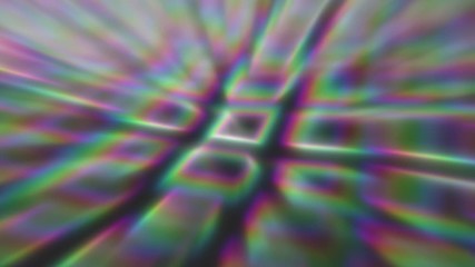 Poster - Abstract background with glowing cubes.