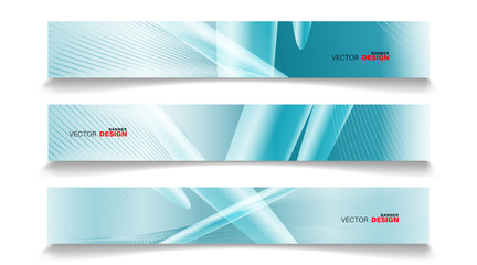 Poster - Abstract vector design banner template with light effect background