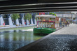 Touristic Vessel near Bridge in Regent’s Canal in Little Venice London