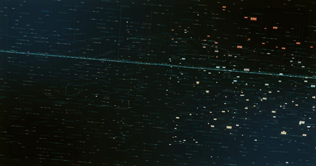 Wall Mural - Digital space world 3d data earth background