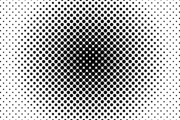 Vector background in comic book style with halftone gradient. Retro pop art design