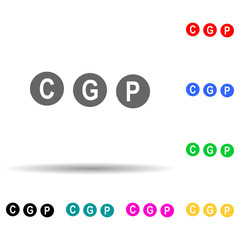 Poster - termination indicator sign multi color style icon. Simple glyph, flat vector of railway warnings icons for ui and ux, website or mobile application