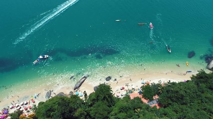 Wall Mural - Seaside view of Paraty beach, Rio de Janeiro, Brazil. Coastline view. Seaside view of Paraty beach, Rio de Janeiro, Brazil. Coastline view.Seaside view of Paraty beach, Rio de Janeiro.Coastline view