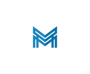 Wall Mural - M letter logo