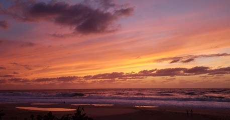 north shore sunset