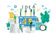 © kanitta - Business teamwork, Illustration of business ideas about finding ideas, working together within the organization.