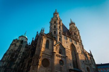 St.Stephan Cathedral in Vienna, Austria, travel concept