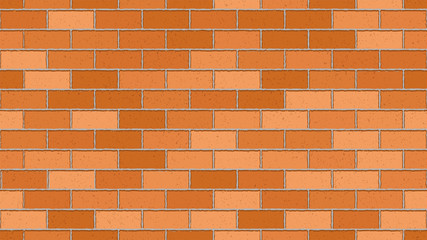 Poster - Modern brick wall, great design. Seamless brick wall. Vintage abstract template for textile or paper design. Abstract background. Vector seamless texture. Textured background. Modern space style.