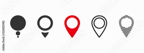 Fotografía Red maps pin. Location map icon. Location pin. Vector icon