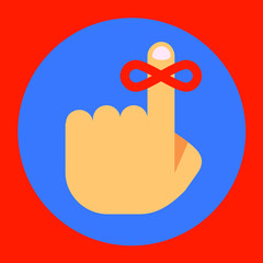 Hand Gesture icon flat design vector 