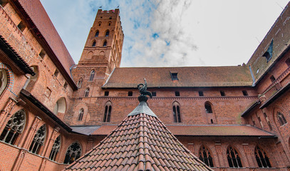 Wall Mural - the malbork castle in pomerania poland