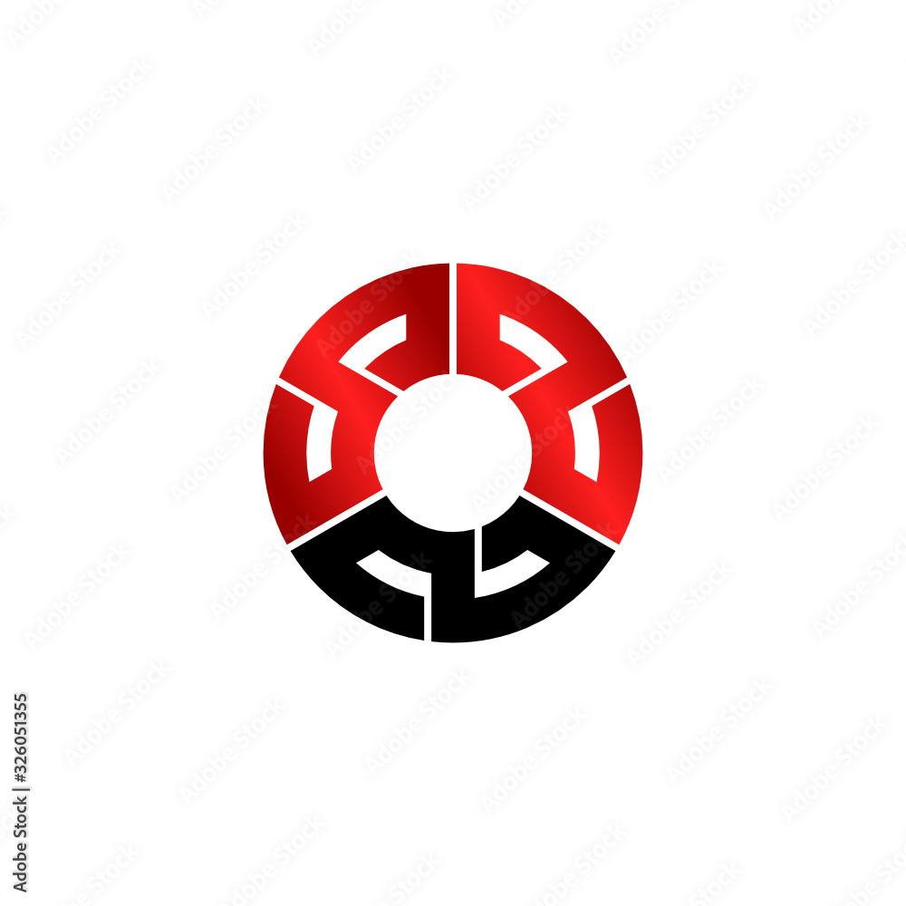 Letter SSS circle logo design vector Stock Vector | Adobe Stock