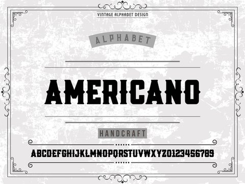 Font.alphabet. Handcrafted handwritten .vintage Hand Drawn.Shadow Effect .Retro Typography.Typeface.Script. Vector Illustration 