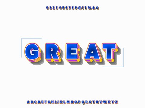 Font.alphabet. Handcrafted handwritten .vintage Hand Drawn.Shadow Effect .Retro Typography.Typeface.Script. Vector Illustration 