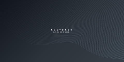 curve wave black line abstract presentation background with corporate concept