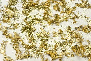 Poster - gold leaf background 