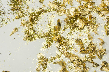 Poster - gold leaf background 