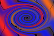 Abstrakt Hintergrund Kreise, Schwingungen,  blau, rot, orange, lila, schwarz, Abstrakt Effekte Bild und Grafik Design 