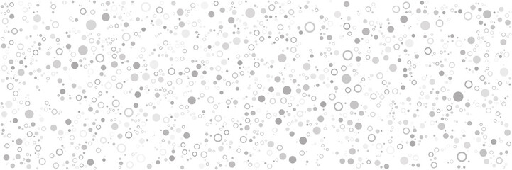 Black white dot circle pattern wide banner background