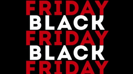 Poster - Black Friday Sale Animation 4k